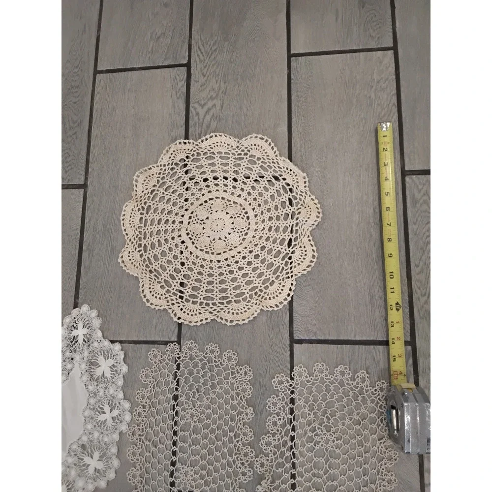 Vintage Crochet Doilies Lot of 4